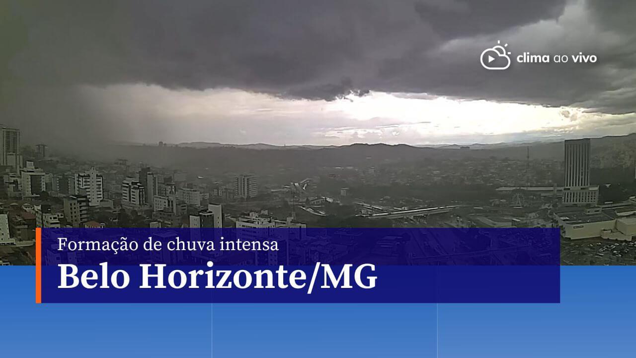 Formação de chuva intensa na Grande Belo Horizonte/MG - 06/02/24
