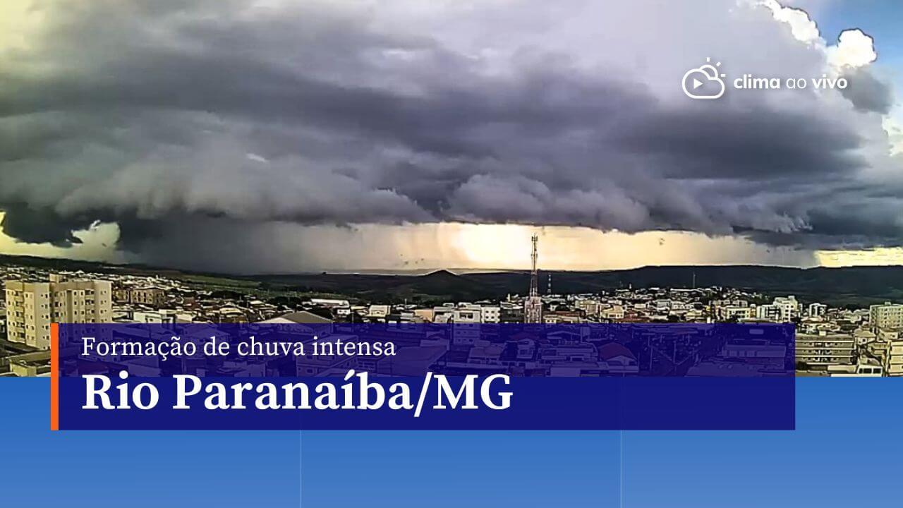 Formação de chuva intensa em Rio Paranaíba/MG - 05/03/24