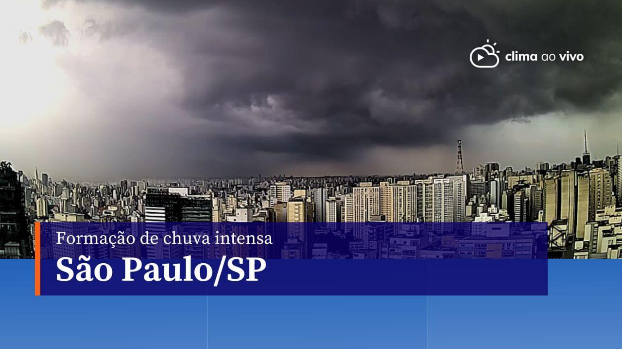 Formação de chuva forte na Grande São Paulo/SP - 19/03/24