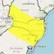 Alerta amarelo para grande parte do Sul do Brasil: RS, SC e PR
