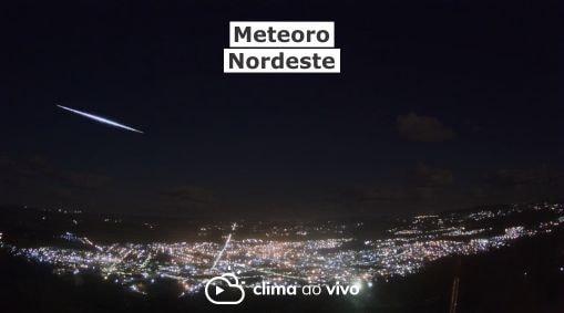 10 Câmeras registraram meteoro no Nordeste - 11/09/20