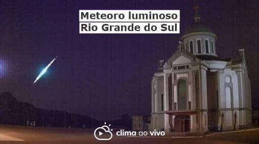Meteoro luminoso risca o céu do Rio Grande do Sul - 23/11/20