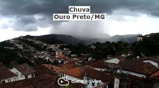 Formação de chuva em Ouro Preto/MG - 18/12/20