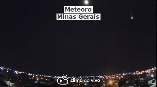 8 Câmeras registraram meteoro em Minas Gerais - 20/12/20