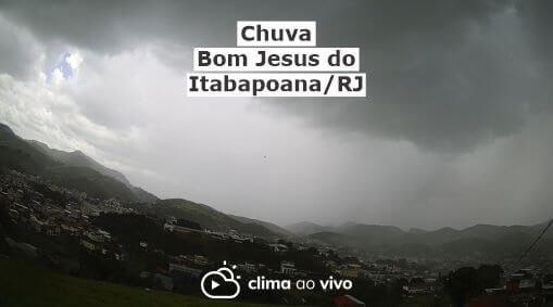 Passagem de chuva em Bom Jesus do Itabapoana/RJ - 22/12/20