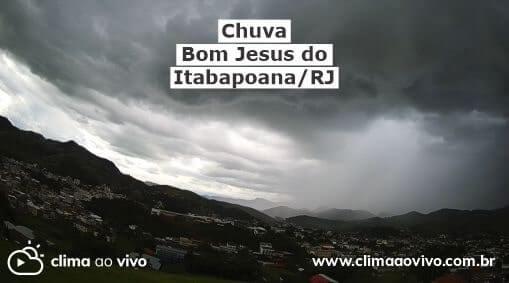Formação de chuva em Bom Jesus do Itabapoana/RJ - 08/01/21