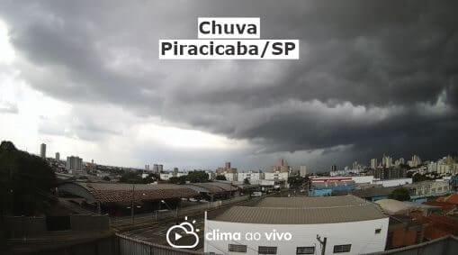 Avanço de chuva em Piracicaba/SP - 13/01/21