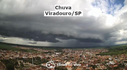 Avanço de chuva em Viradouro / SP - 15/01/21