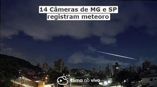 14 Câmeras registram meteoro em SP e MG - 21/02/21