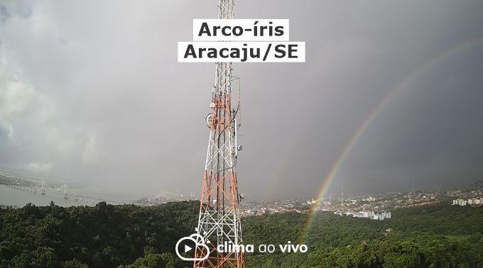 Incrível arco-íris em Aracaju/SE - 08/07/21