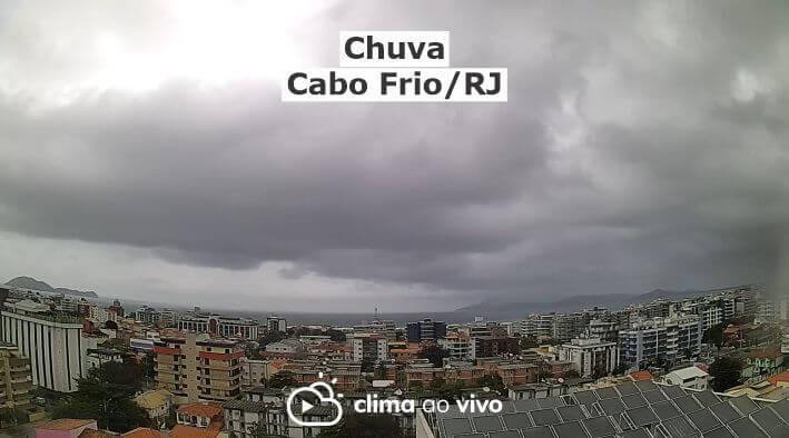 Câmeras registram períodos chuvosos em Cabo Frio/RJ - 28/07/21