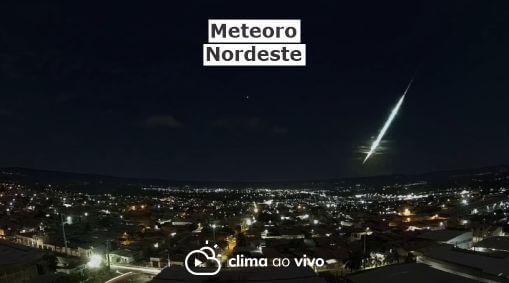 8 Câmeras do Nordeste registraram meteoro que pode ter deixado meteoritos em solo - 30/08/21