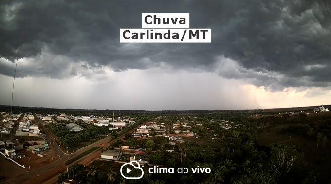 Avanço de chuva em Carlinda/MT - 13/09/21