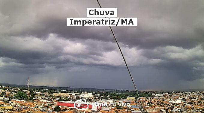 2 Câmeras em Imperatriz/MA registraram chuva chegando na cidade - 28/10/21