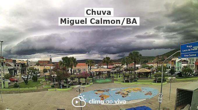 Evolução de chuva em Miguel Calmon/BA - 04/11/21
