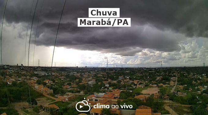 Avanço de chuva em Marabá/PA - 10/11/21