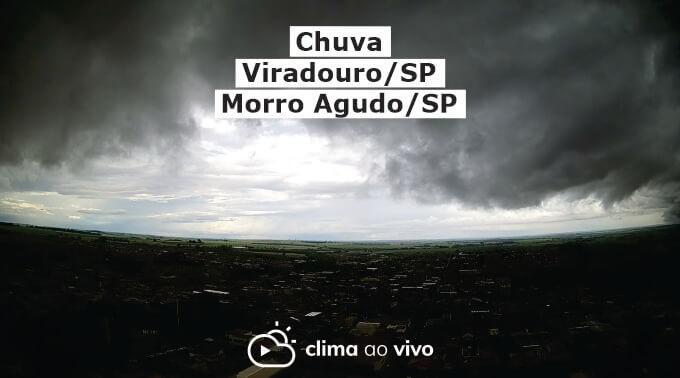 Evolução de chuva em Morro Agudo/SP e Viradouro/SP - 11/11/21