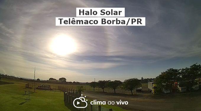 Halo Solar em Telêmaco Borba/PR- 16/10/21