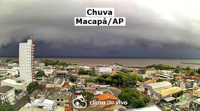 Avanço de chuva em Macapá/AP - 20/11/21