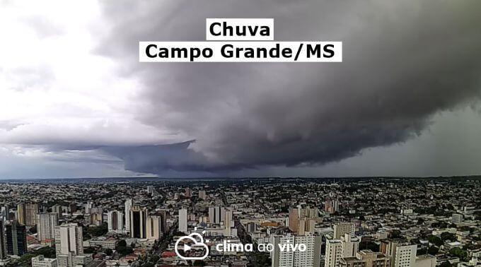 Avanço de chuva em Campo Grande/MS - 29/11/21
