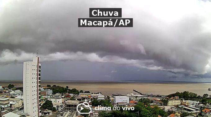 Avanço de chuva em Macapá/AP - 06/12/21