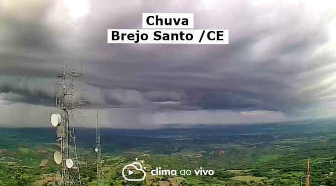 Fantástica formação de tempestade em Brejo Santo/CE - 28/12/21