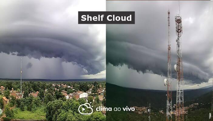 O Clima ao Vivo resgatou imagens de Shelf Cloud em duas cidades da Bahia - 26/01/22