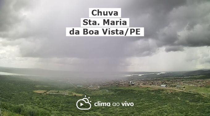 Cortina de chuva em Santa Maria da Boa Vista/PE - 21/02/22