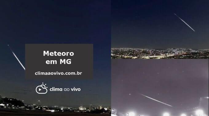 Meteoro cruza o céu de Minas Gerais - 24/02/22