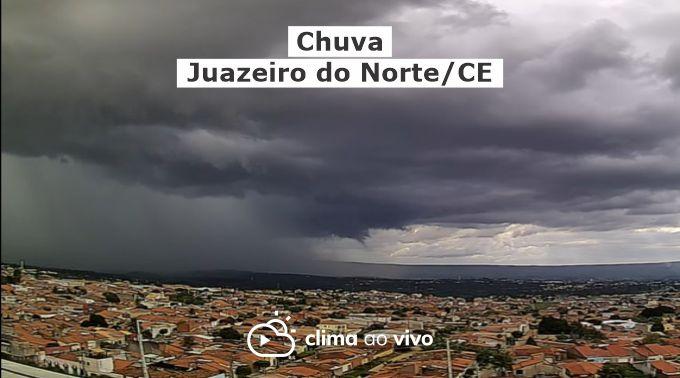 2 Câmeras registraram a passagem de chuva em Juazeiro do Norte/CE - 28/02/22