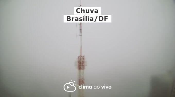 3 câmeras registraram o avanço de chuva em Brasília/DF - 02/03/22