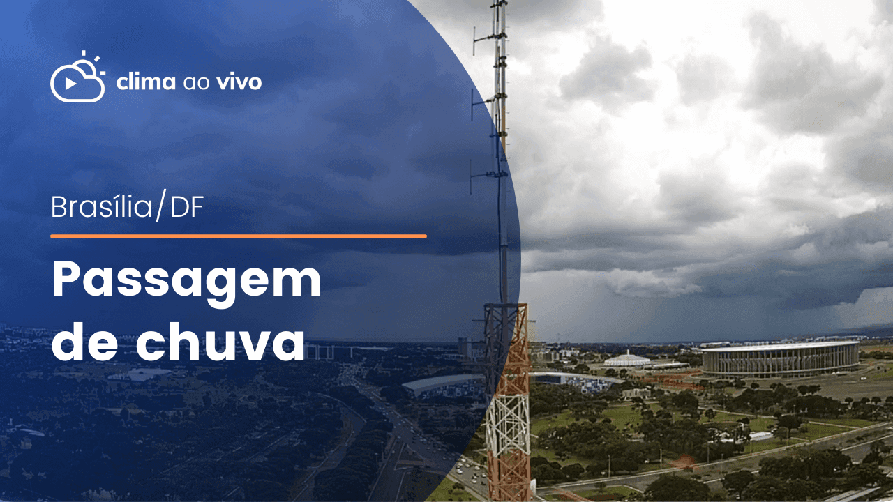 Passagem de chuva forte em Brasília/DF - 15/03/22
