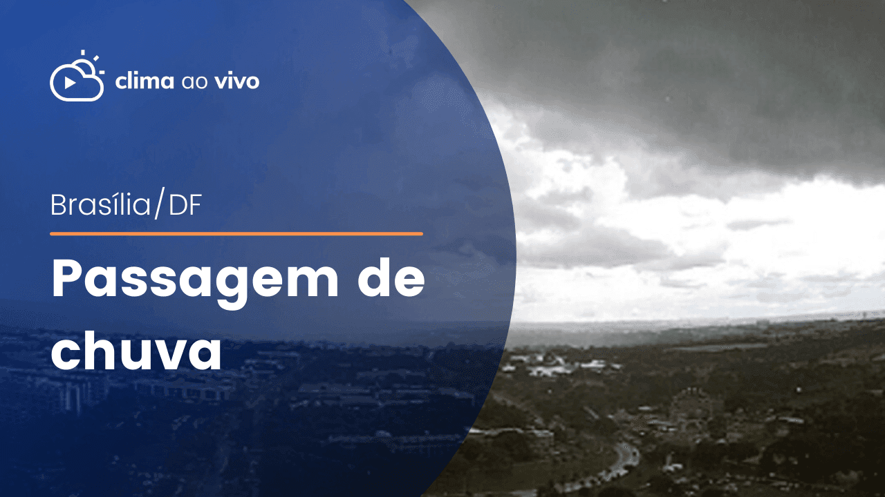 Passagem de chuva em Brasília/DF - 18/03/22