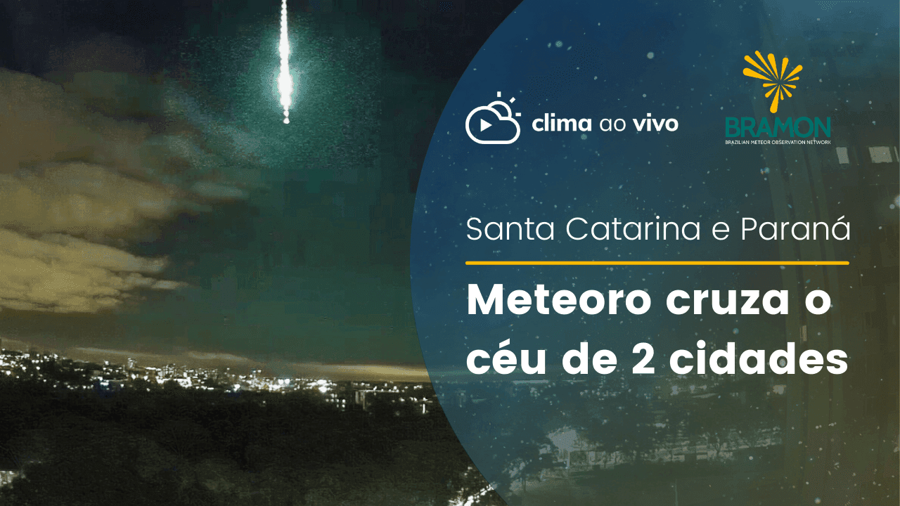 Meteoro cruza o céu do Paraguai e foi visto no Brasil - 04/04/22