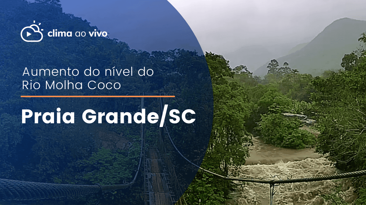 Aumento da Corredeira e Rio Molha Coco em Praia Grande/SC - 02 e 03/05/22