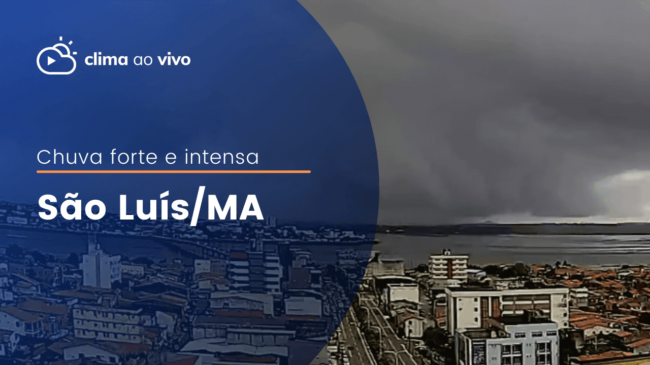 Chuva intensa avança em São Luís/MA - 05/05/22