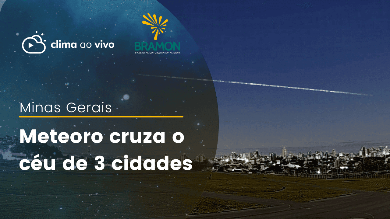 Meteoro "fireball" cruza o céu de 3 cidades de Minas Gerais - 25/05/22