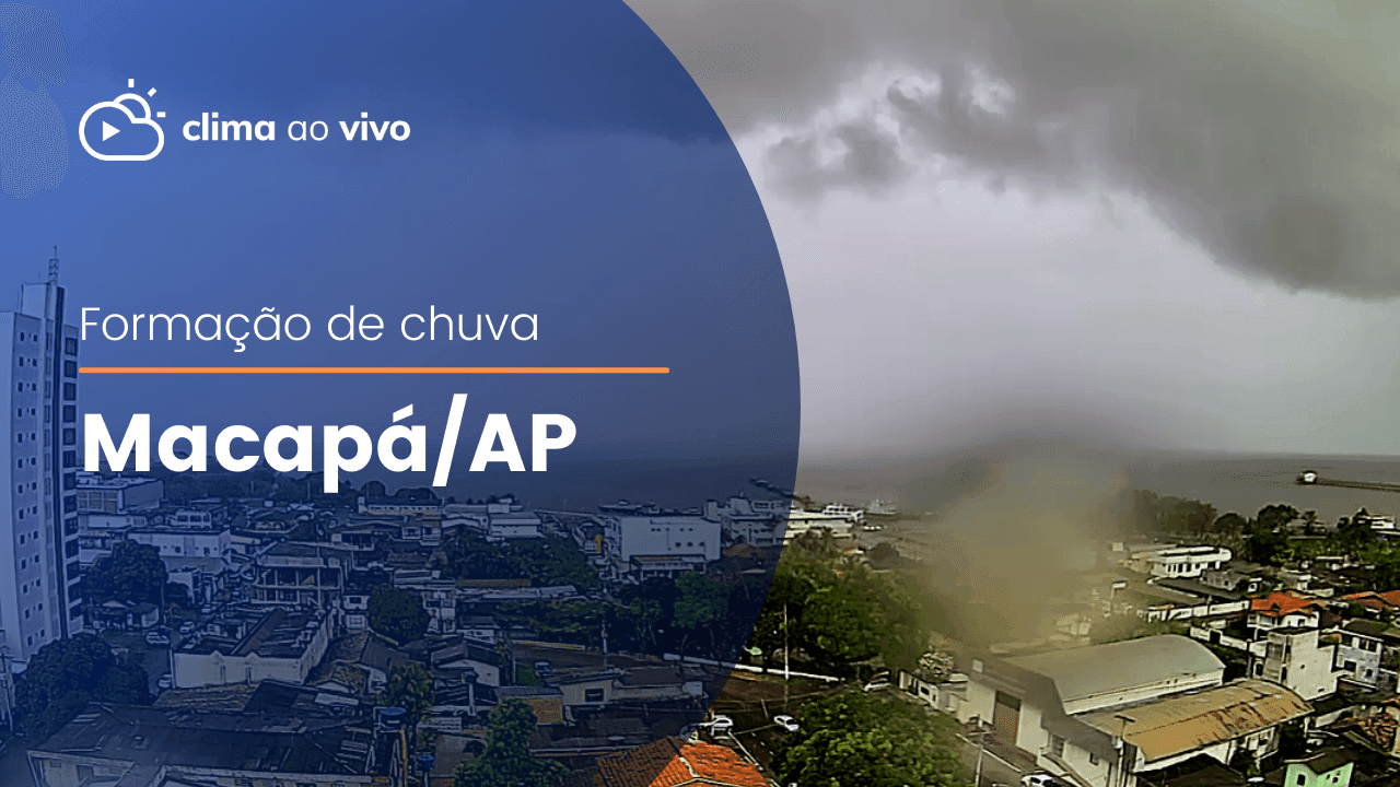 Formação de chuva intensa em Macapá/AP - 18/07/22
