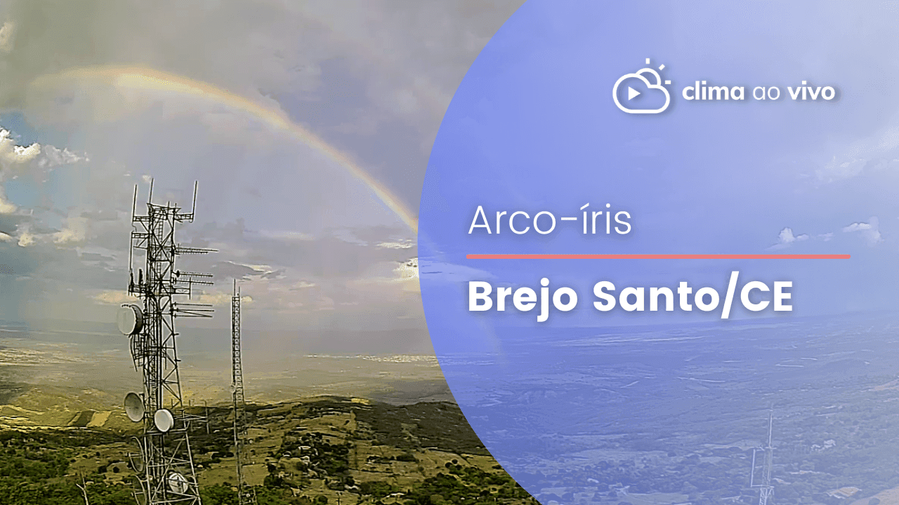 Belo arco-íris registrado em Brejo Santo/CE - 07/10/22