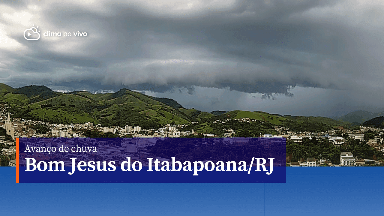 Chuva intensa avançou em Bom Jesus do Itabapoana/RJ - 04/01/23