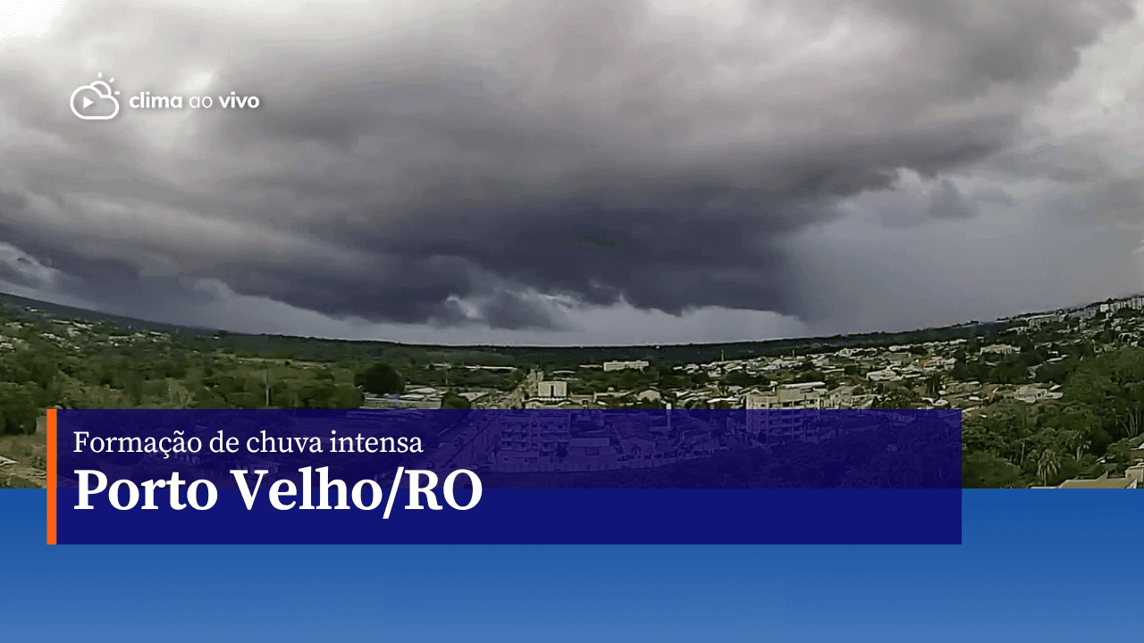 Formação de chuva intensa em Porto Velho/RO - 02/03/23