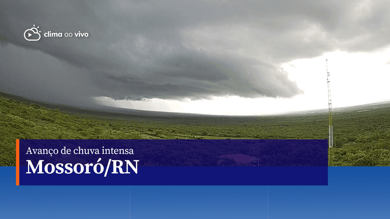Avanço de chuva intensa em Mossoró/RN - 15/03/23