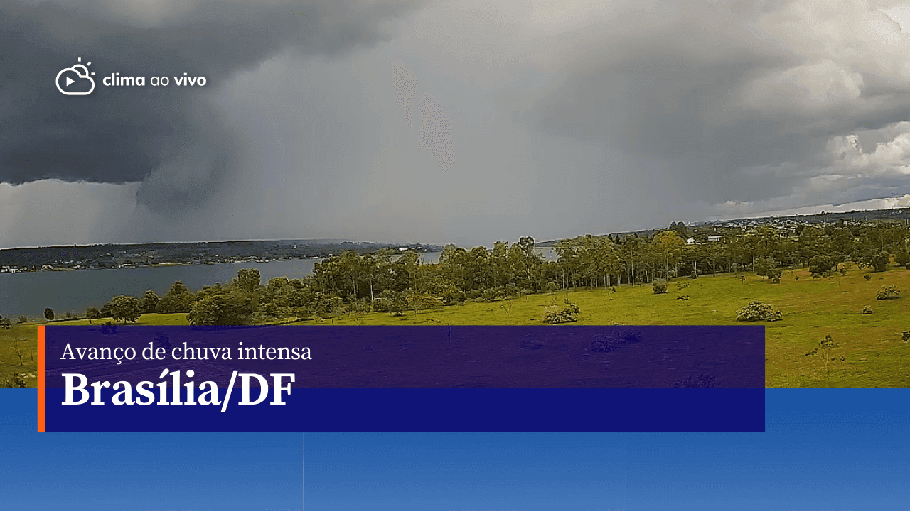 Avanço de chuva intensa em Brasília/DF - 21/03/23