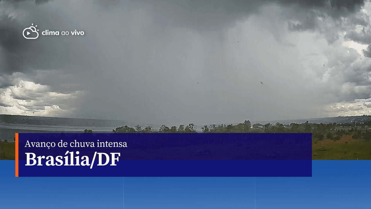 Avanço de chuva intensa em Brasília/DF - 28/03/23