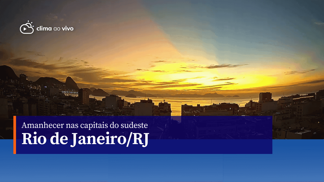Belíssimo amanhecer nas capitais da Região Sudeste do Brasil - 01/04/23