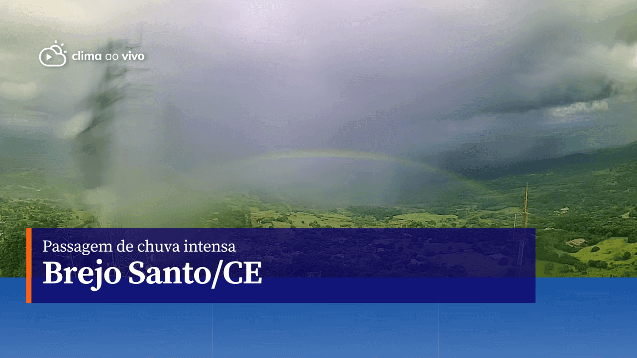 Passagem de chuva intensa em Brejo Santo/CE - 05/05/23