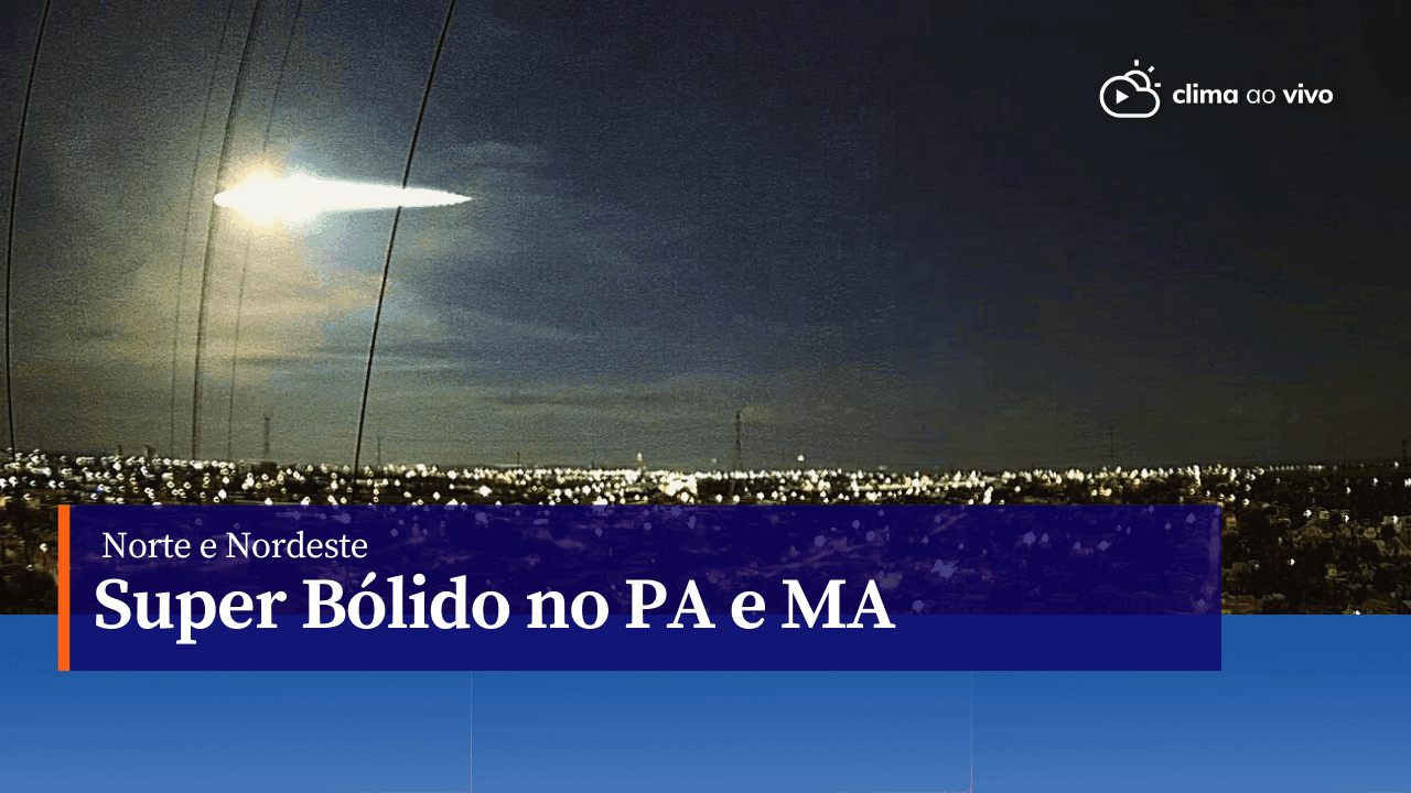 Um dos maiores e mais luminosos meteoros que as câmeras da Clima ao Vivo já registraram - 09/05/23