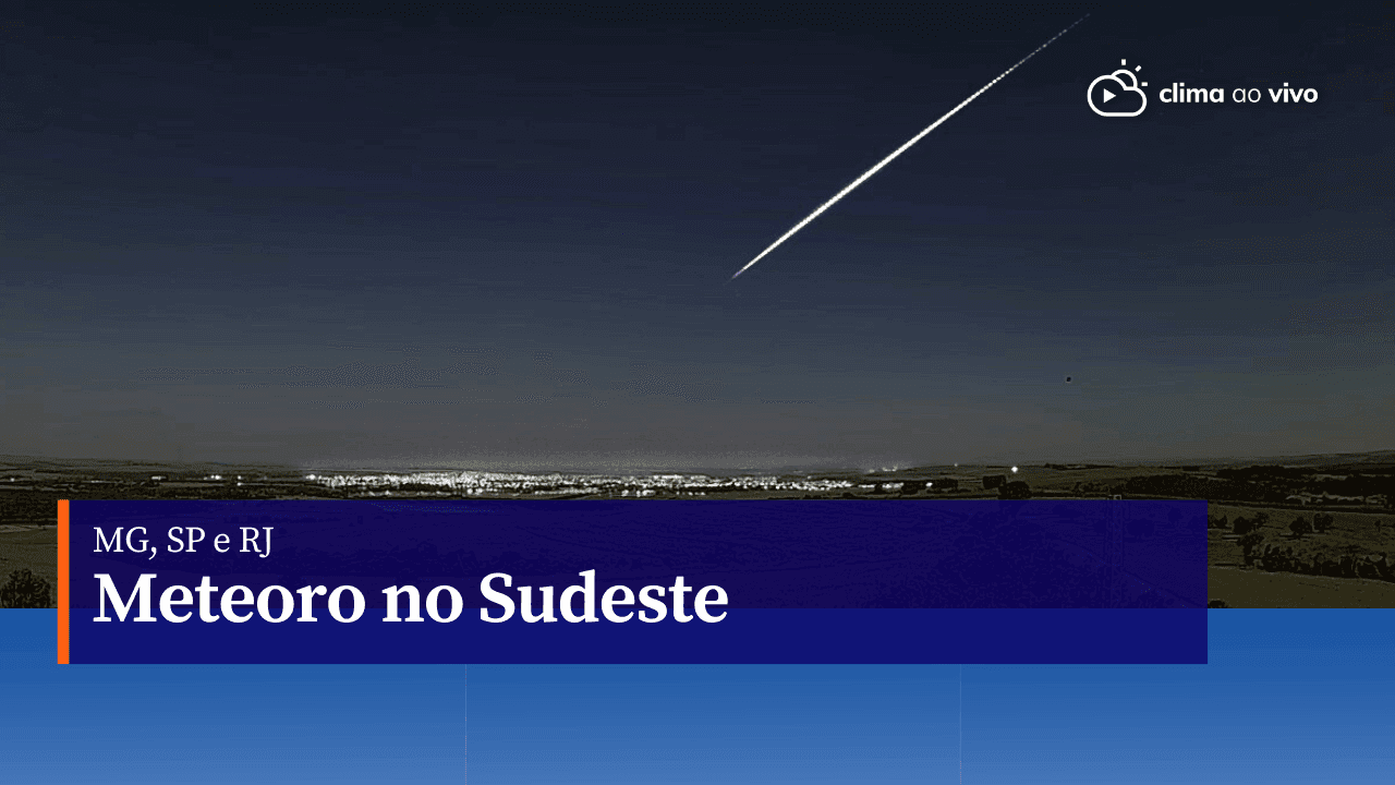 Meteoro cruza o céu de Minas Gerais, São Paulo e Rio de Janeiro - 15/05/23