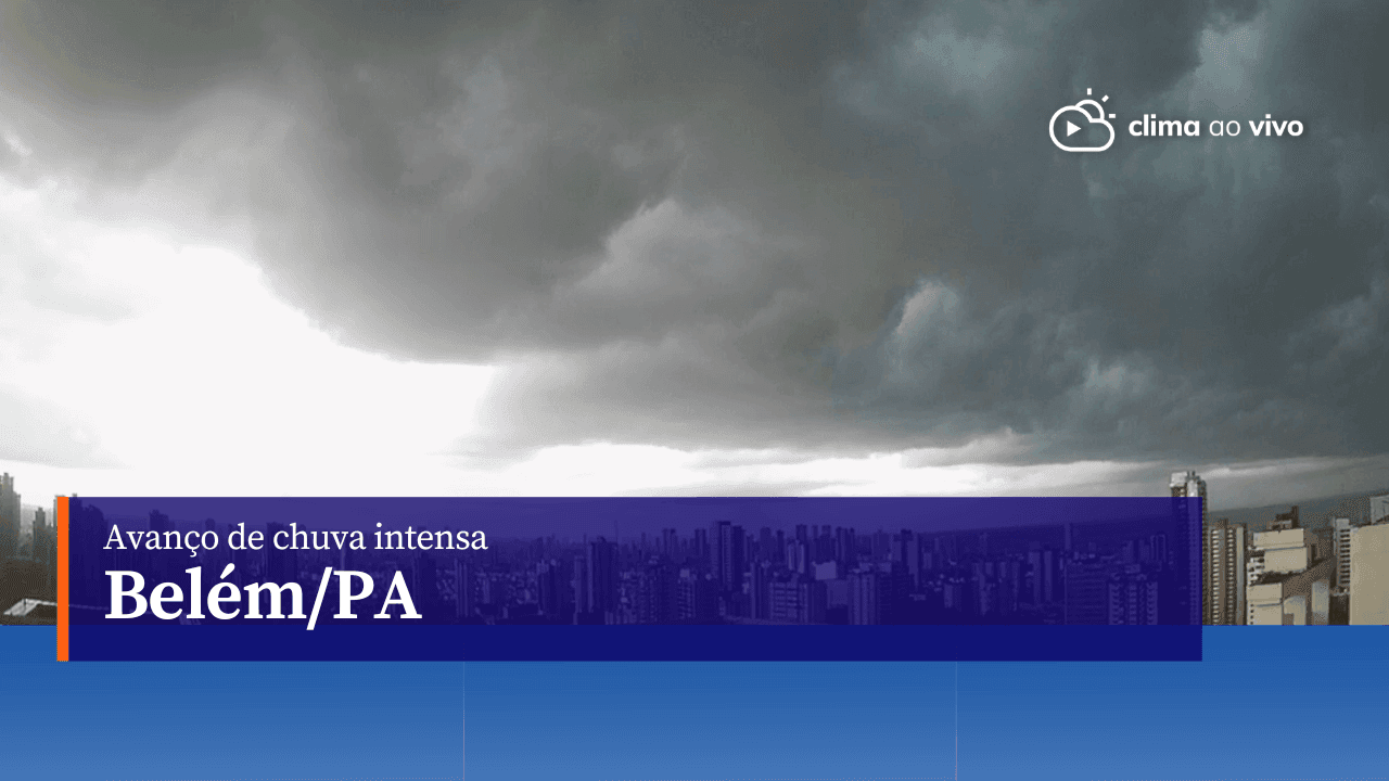 Avanço de chuva intensa em Belém/PA - 30/06/23