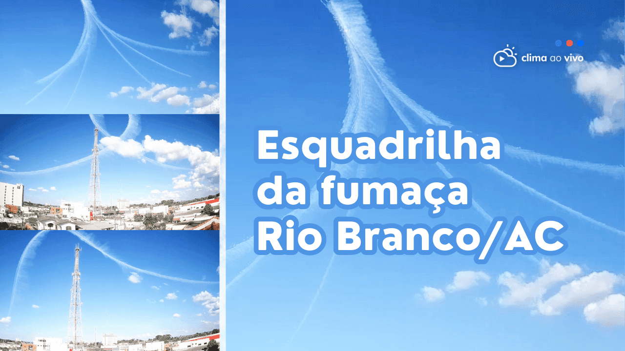 Incrível show da esquadrilha da fumaça em Rio Branco/AC - 06/07/23